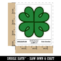 Four Leaf Lucky Clover Tribal Celtic Knot Waterproof Vinyl Phone Tablet Laptop Water Bottle Sticker Set - 5 Pack