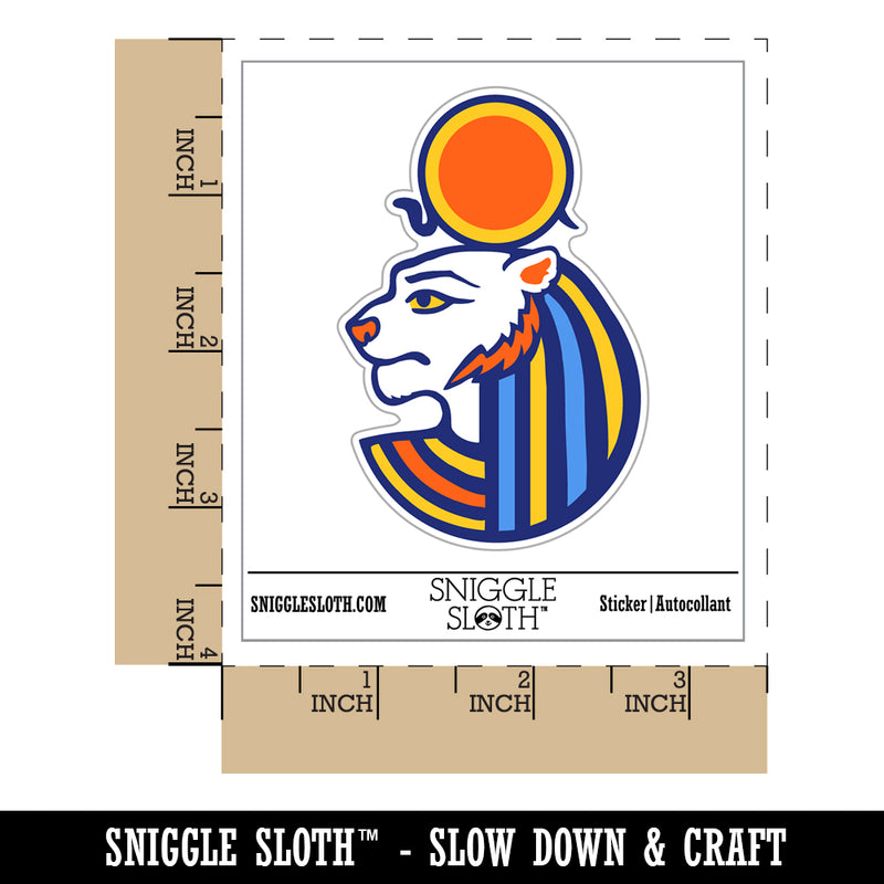 Sekhmet Head Egyptian Goddess of War Waterproof Vinyl Phone Tablet Laptop Water Bottle Sticker Set - 5 Pack