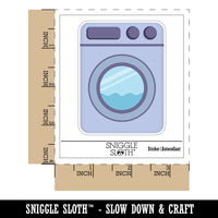 Washing Machine Laundry Waterproof Vinyl Phone Tablet Laptop Water Bottle Sticker Set - 5 Pack