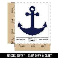 Ship Anchor Nautical Waterproof Vinyl Phone Tablet Laptop Water Bottle Sticker Set - 5 Pack