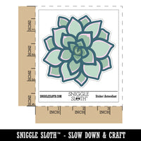 Succulent Plant Waterproof Vinyl Phone Tablet Laptop Water Bottle Sticker Set - 5 Pack