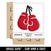 Pair of Boxing Gloves Hanging Waterproof Vinyl Phone Tablet Laptop Water Bottle Sticker Set - 5 Pack