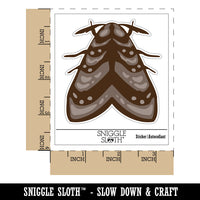 Resting Moth Bug Insect Waterproof Vinyl Phone Tablet Laptop Water Bottle Sticker Set - 5 Pack