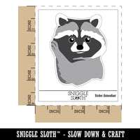 Baby Pocket Raccoon Waterproof Vinyl Phone Tablet Laptop Water Bottle Sticker Set - 5 Pack