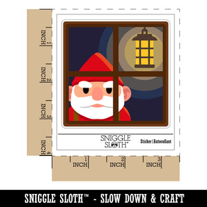 Grumpy Gnome Window Funny Waterproof Vinyl Phone Tablet Laptop Water Bottle Sticker Set - 5 Pack