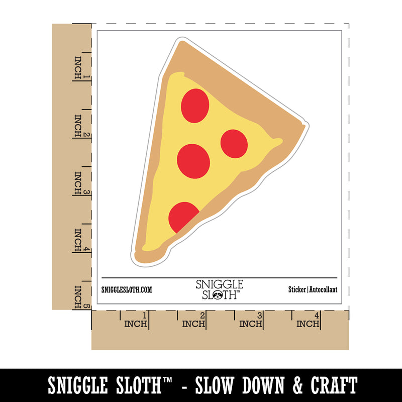 Pizza Slice Abstract Waterproof Vinyl Phone Tablet Laptop Water Bottle Sticker Set - 5 Pack