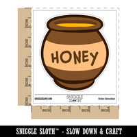 Honey Pot Doodle Bee Waterproof Vinyl Phone Tablet Laptop Water Bottle Sticker Set - 5 Pack