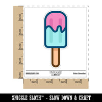 Popsicle Ice Cream on Stick Summer Waterproof Vinyl Phone Tablet Laptop Water Bottle Sticker Set - 5 Pack