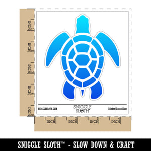 Sea Turtle Tribal Waterproof Vinyl Phone Tablet Laptop Water Bottle Sticker Set - 5 Pack