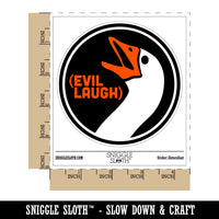 Goose Evil Laugh Waterproof Vinyl Phone Tablet Laptop Water Bottle Sticker Set - 5 Pack