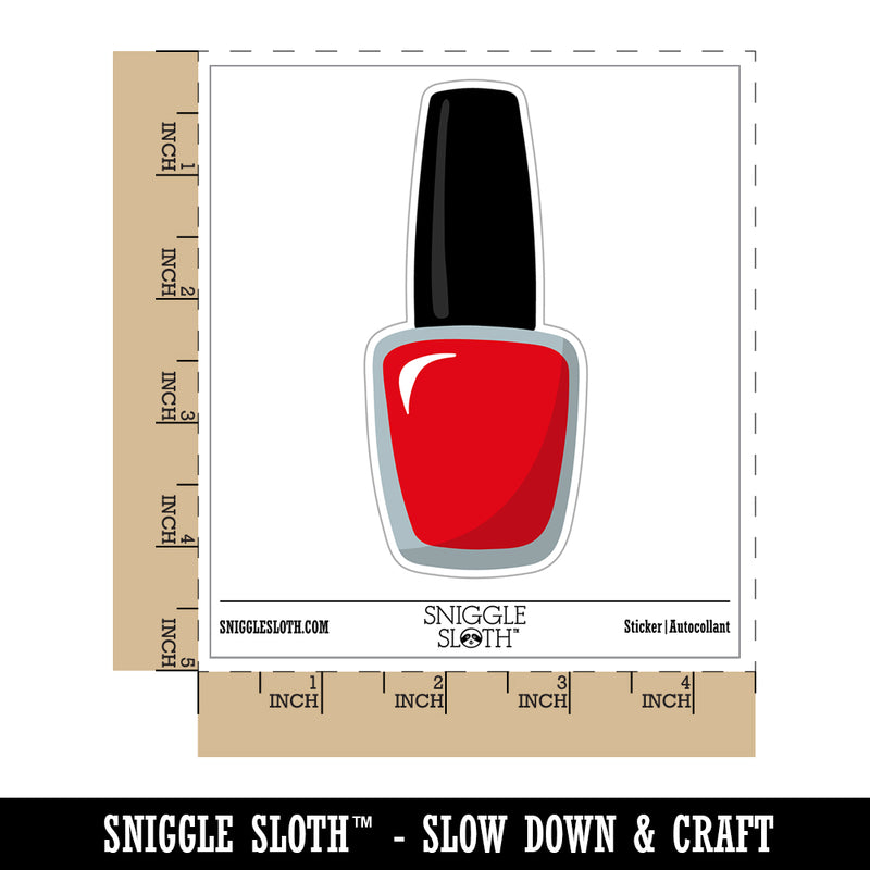 Cute Nail Polish Waterproof Vinyl Phone Tablet Laptop Water Bottle Sticker Set - 5 Pack