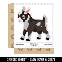 Cute Baby Goat Waterproof Vinyl Phone Tablet Laptop Water Bottle Sticker Set - 5 Pack