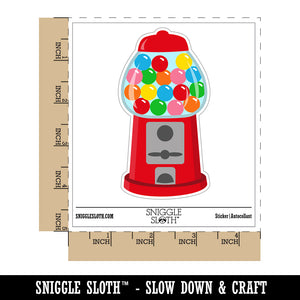 Gumball Machine Waterproof Vinyl Phone Tablet Laptop Water Bottle Sticker Set - 5 Pack