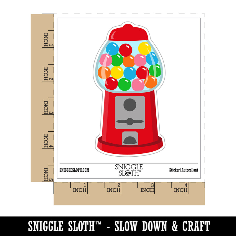 Gumball Machine Waterproof Vinyl Phone Tablet Laptop Water Bottle Sticker Set - 5 Pack