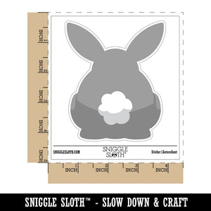 Bunny Rabbit Butt from Behind with Legs Easter Waterproof Vinyl Phone Tablet Laptop Water Bottle Sticker Set - 5 Pack