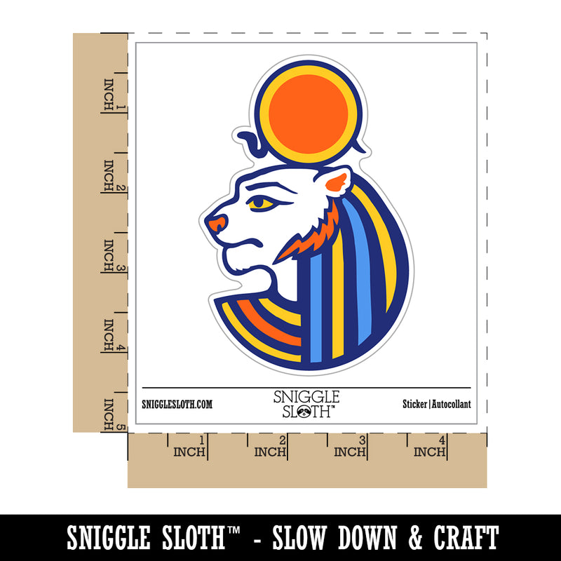 Sekhmet Head Egyptian Goddess of War Waterproof Vinyl Phone Tablet Laptop Water Bottle Sticker Set - 5 Pack