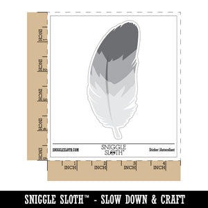 Stout Bird Feather Waterproof Vinyl Phone Tablet Laptop Water Bottle Sticker Set - 5 Pack