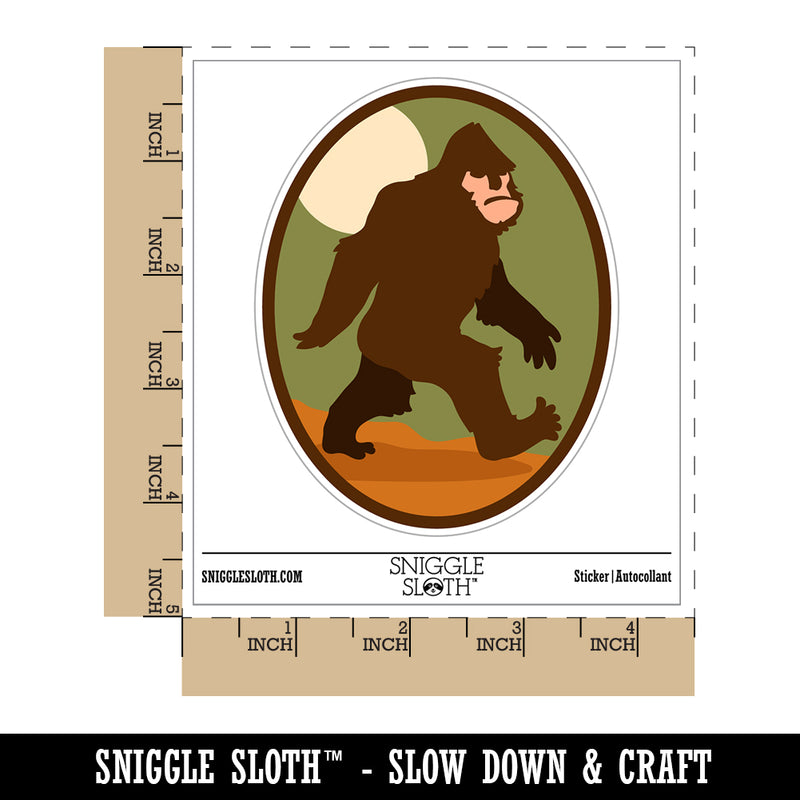 Bigfoot Sasquatch Mythical Creature Cryptid Waterproof Vinyl Phone Tablet Laptop Water Bottle Sticker Set - 5 Pack