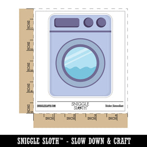 Washing Machine Laundry Waterproof Vinyl Phone Tablet Laptop Water Bottle Sticker Set - 5 Pack