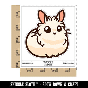 Lionhead Rabbit Bunny Cute Waterproof Vinyl Phone Tablet Laptop Water Bottle Sticker Set - 5 Pack