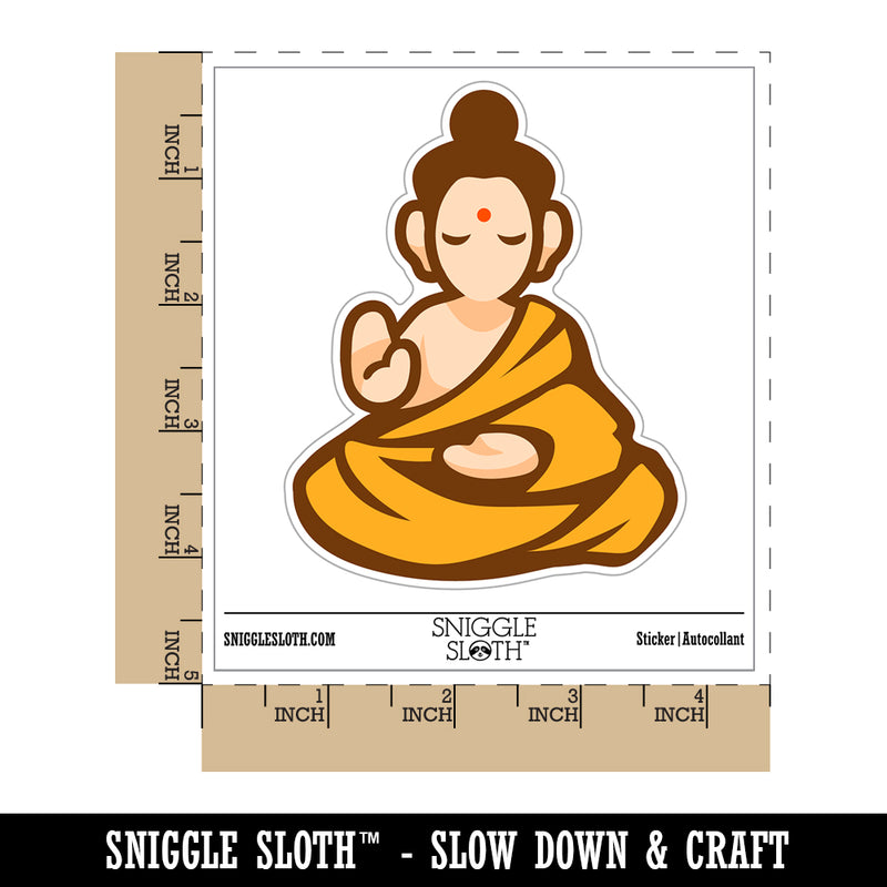 Buddha Siddhartha Gautama Buddhist Buddhism Waterproof Vinyl Phone Tablet Laptop Water Bottle Sticker Set - 5 Pack