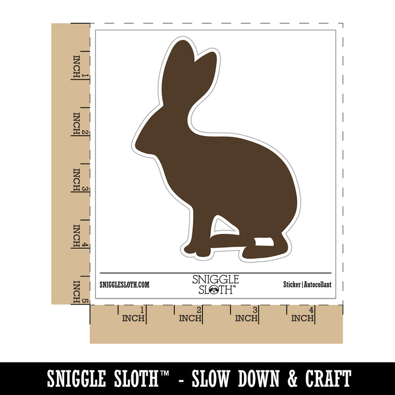 Jack Rabbit Silhouette Waterproof Vinyl Phone Tablet Laptop Water Bottle Sticker Set - 5 Pack