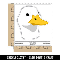 Pocket Duck Head Bird Waterproof Vinyl Phone Tablet Laptop Water Bottle Sticker Set - 5 Pack