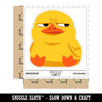 Suspicious Duck Bombastic Side Eye Waterproof Vinyl Phone Tablet Laptop Water Bottle Sticker Set - 5 Pack