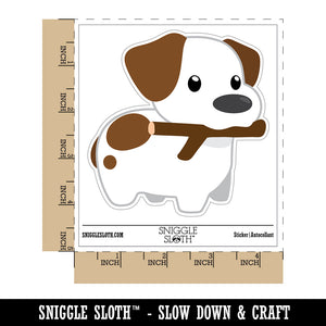 Stick Jack Russell Terrier Dog Puppy Waterproof Vinyl Phone Tablet Laptop Water Bottle Sticker Set - 5 Pack