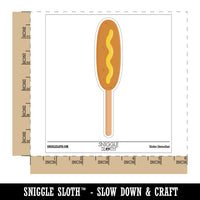 Corn Dog Waterproof Vinyl Phone Tablet Laptop Water Bottle Sticker Set - 5 Pack