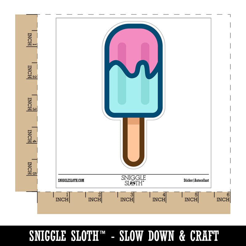 Popsicle Ice Cream on Stick Summer Waterproof Vinyl Phone Tablet Laptop Water Bottle Sticker Set - 5 Pack