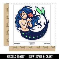 Mermaid and Fish Friend Waterproof Vinyl Phone Tablet Laptop Water Bottle Sticker Set - 5 Pack