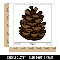 Realistic Pinecone Pine Cone Waterproof Vinyl Phone Tablet Laptop Water Bottle Sticker Set - 5 Pack