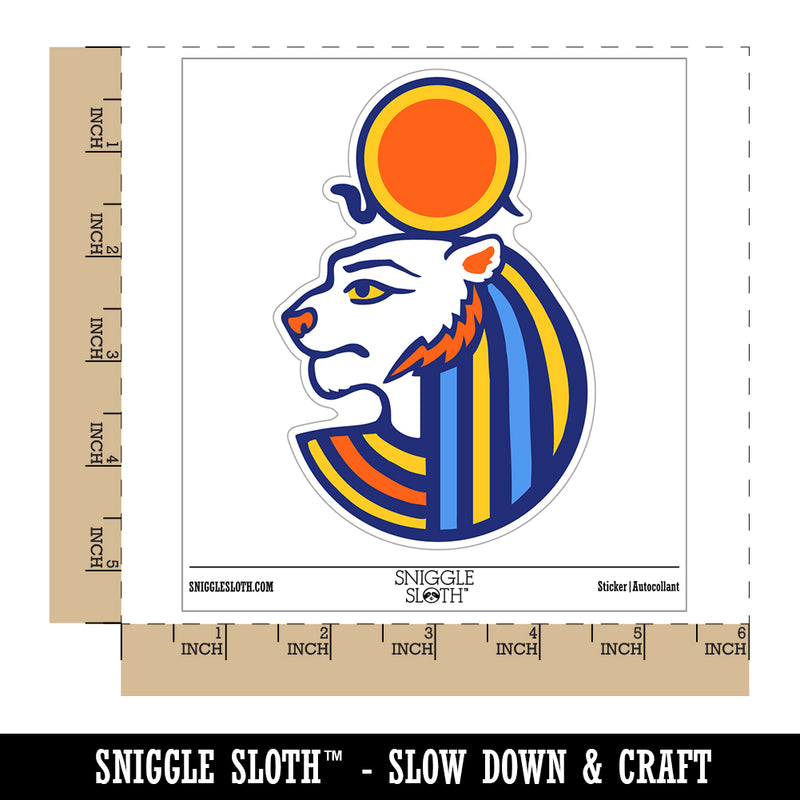 Sekhmet Head Egyptian Goddess of War Waterproof Vinyl Phone Tablet Laptop Water Bottle Sticker Set - 5 Pack