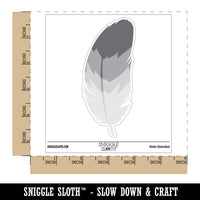 Stout Bird Feather Waterproof Vinyl Phone Tablet Laptop Water Bottle Sticker Set - 5 Pack