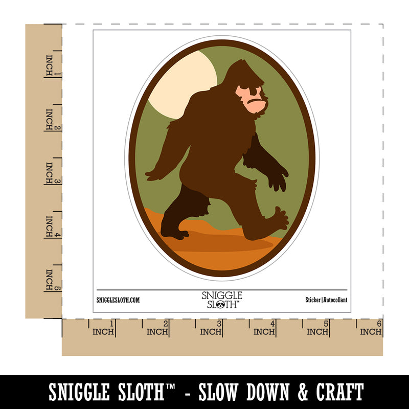 Bigfoot Sasquatch Mythical Creature Cryptid Waterproof Vinyl Phone Tablet Laptop Water Bottle Sticker Set - 5 Pack