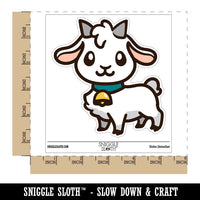 Darling Goat Farm Animal Waterproof Vinyl Phone Tablet Laptop Water Bottle Sticker Set - 5 Pack