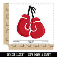 Pair of Boxing Gloves Hanging Waterproof Vinyl Phone Tablet Laptop Water Bottle Sticker Set - 5 Pack