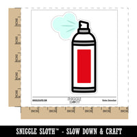 Aerosol Can Spray Paint Hair Spray Waterproof Vinyl Phone Tablet Laptop Water Bottle Sticker Set - 5 Pack