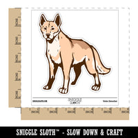 Dingo Australian Wild Dog Waterproof Vinyl Phone Tablet Laptop Water Bottle Sticker Set - 5 Pack