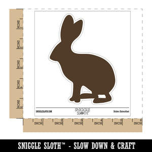 Jack Rabbit Silhouette Waterproof Vinyl Phone Tablet Laptop Water Bottle Sticker Set - 5 Pack