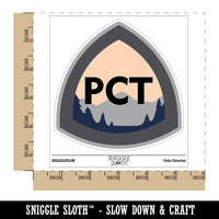 Pacific Crest Trail Hiking Triple Crown Waterproof Vinyl Phone Tablet Laptop Water Bottle Sticker Set - 5 Pack