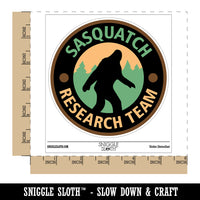 Sasquatch Research Team Bigfoot Cryptid Waterproof Vinyl Phone Tablet Laptop Water Bottle Sticker Set - 5 Pack