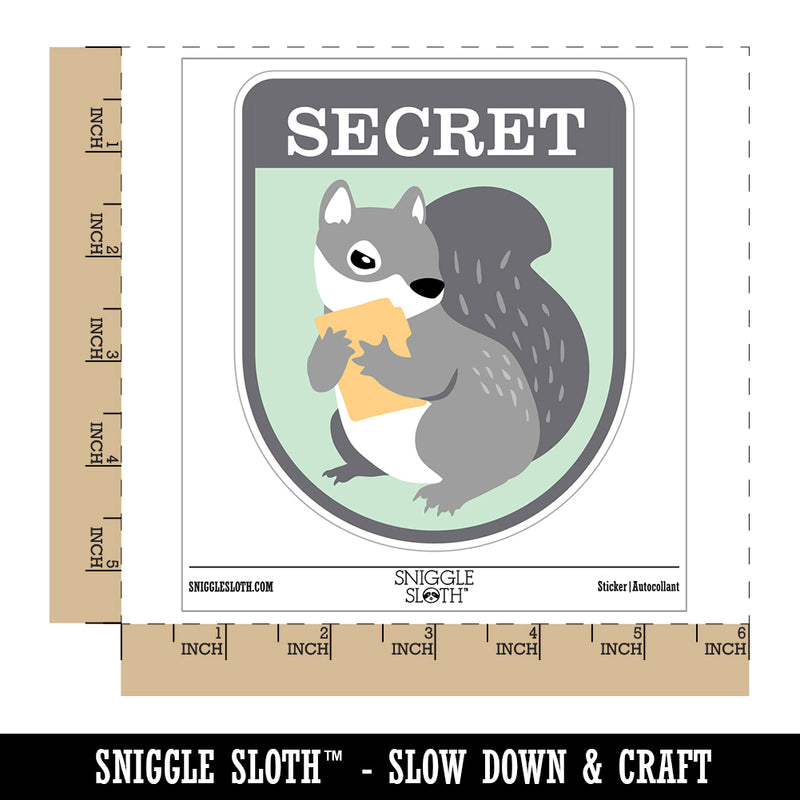 Secret Squirrel Stuff Waterproof Vinyl Phone Tablet Laptop Water Bottle Sticker Set - 5 Pack