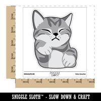 Sleeping Pocket Kitten Cat Waterproof Vinyl Phone Tablet Laptop Water Bottle Sticker Set - 5 Pack