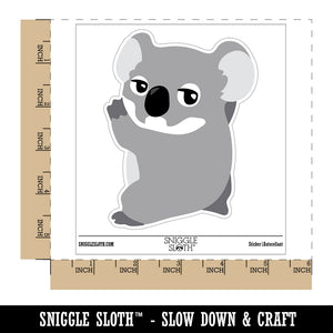 Clingy Koala Baby Waterproof Vinyl Phone Tablet Laptop Water Bottle Sticker Set - 5 Pack