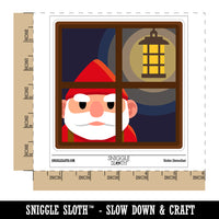 Grumpy Gnome Window Funny Waterproof Vinyl Phone Tablet Laptop Water Bottle Sticker Set - 5 Pack