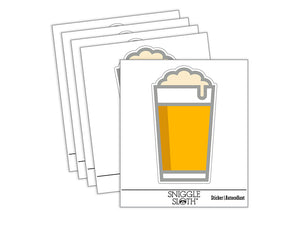 Beer Icon Waterproof Vinyl Phone Tablet Laptop Water Bottle Sticker Set - 5 Pack