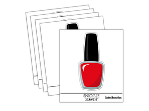 Cute Nail Polish Waterproof Vinyl Phone Tablet Laptop Water Bottle Sticker Set - 5 Pack