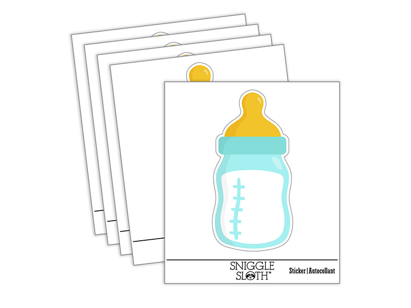 Cute Baby Bottle Waterproof Vinyl Phone Tablet Laptop Water Bottle Sticker Set - 5 Pack